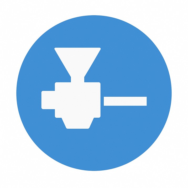 Icon representing extrusion application